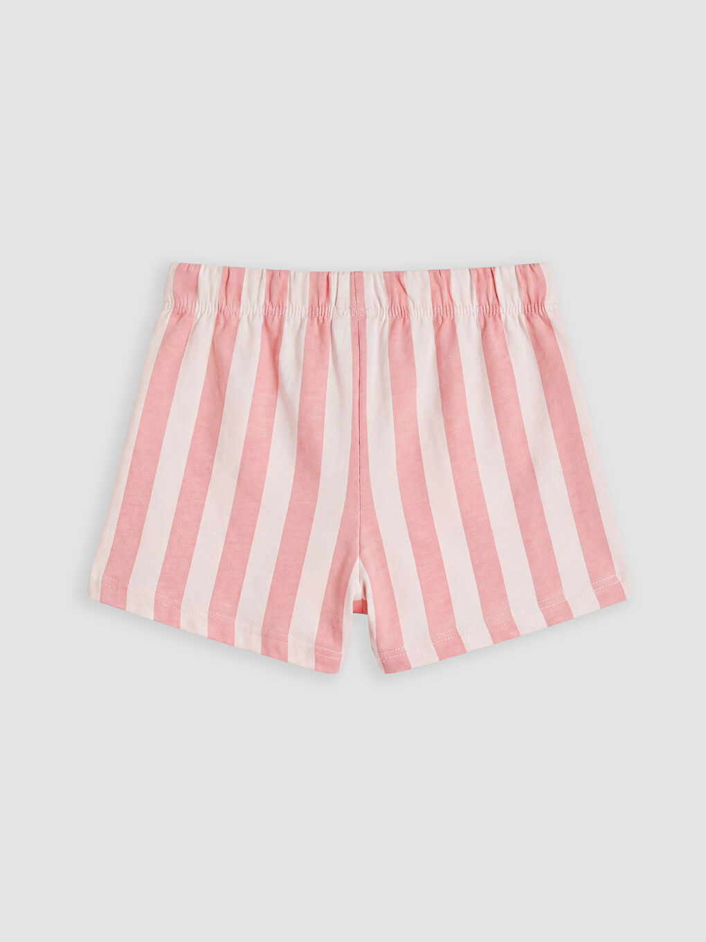 Mavi Baskılı Kız Bebek Şortlu Takım-4