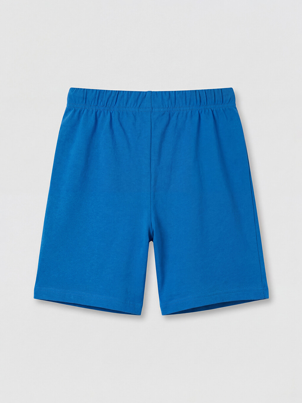 Beyaz Bisiklet Yaka Sonic Baskılı Erkek Çocuk Pijama Takımı-4