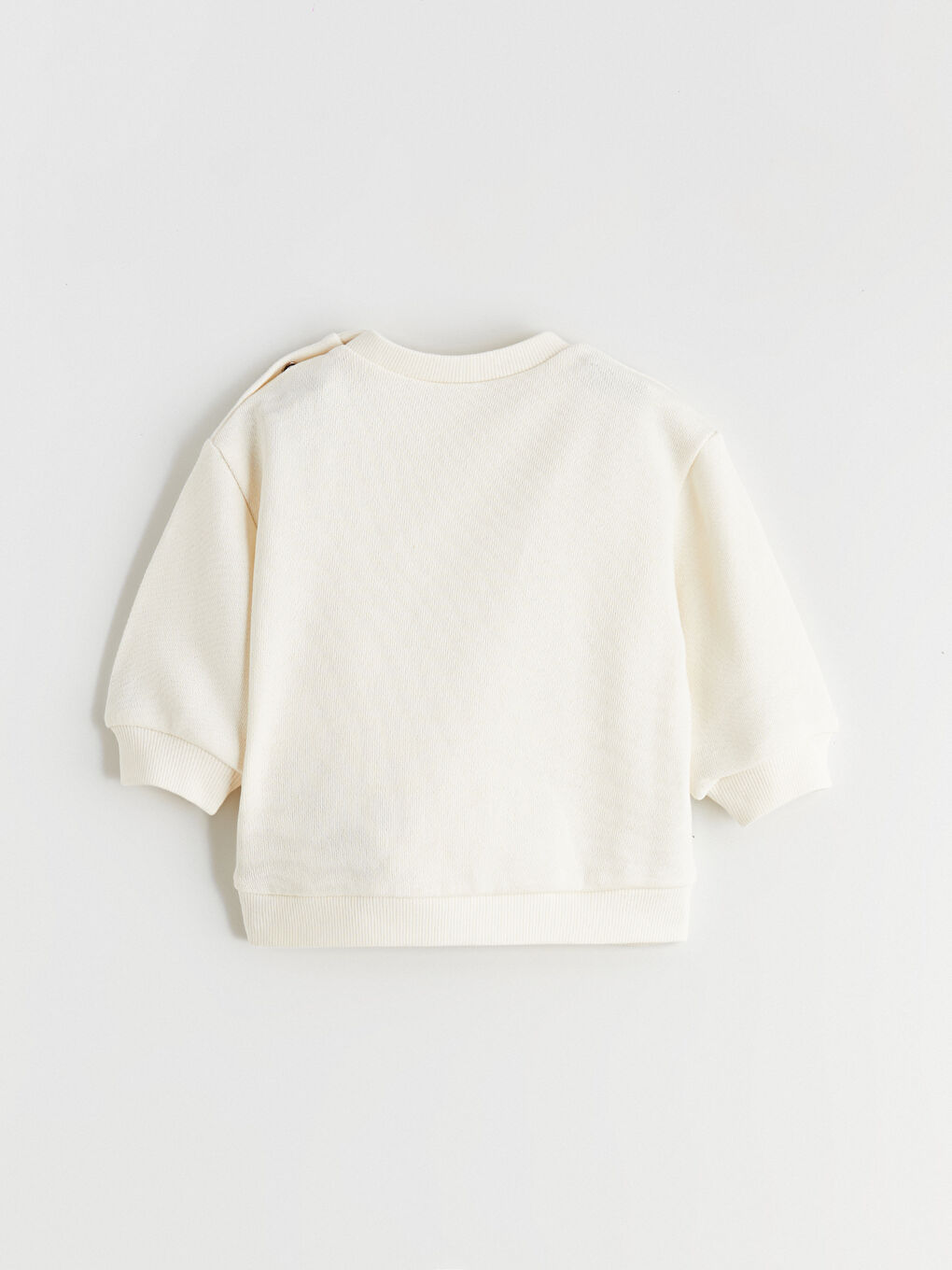 Bisiklet Yaka Baskılı Erkek Bebek Sweatshirt-3