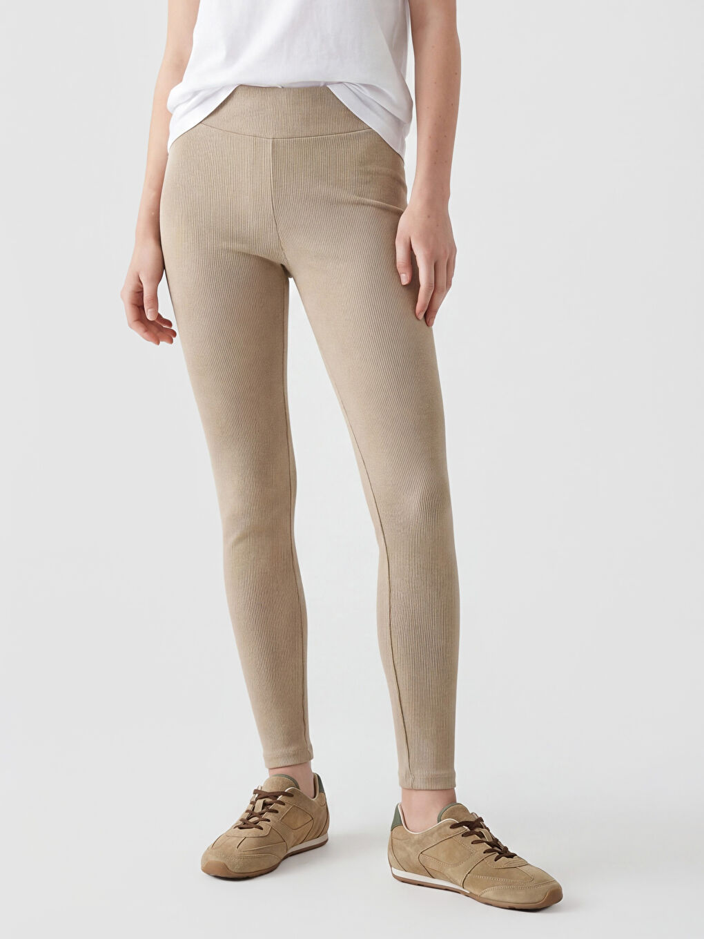 Leggins me bel të lartë për femra-1