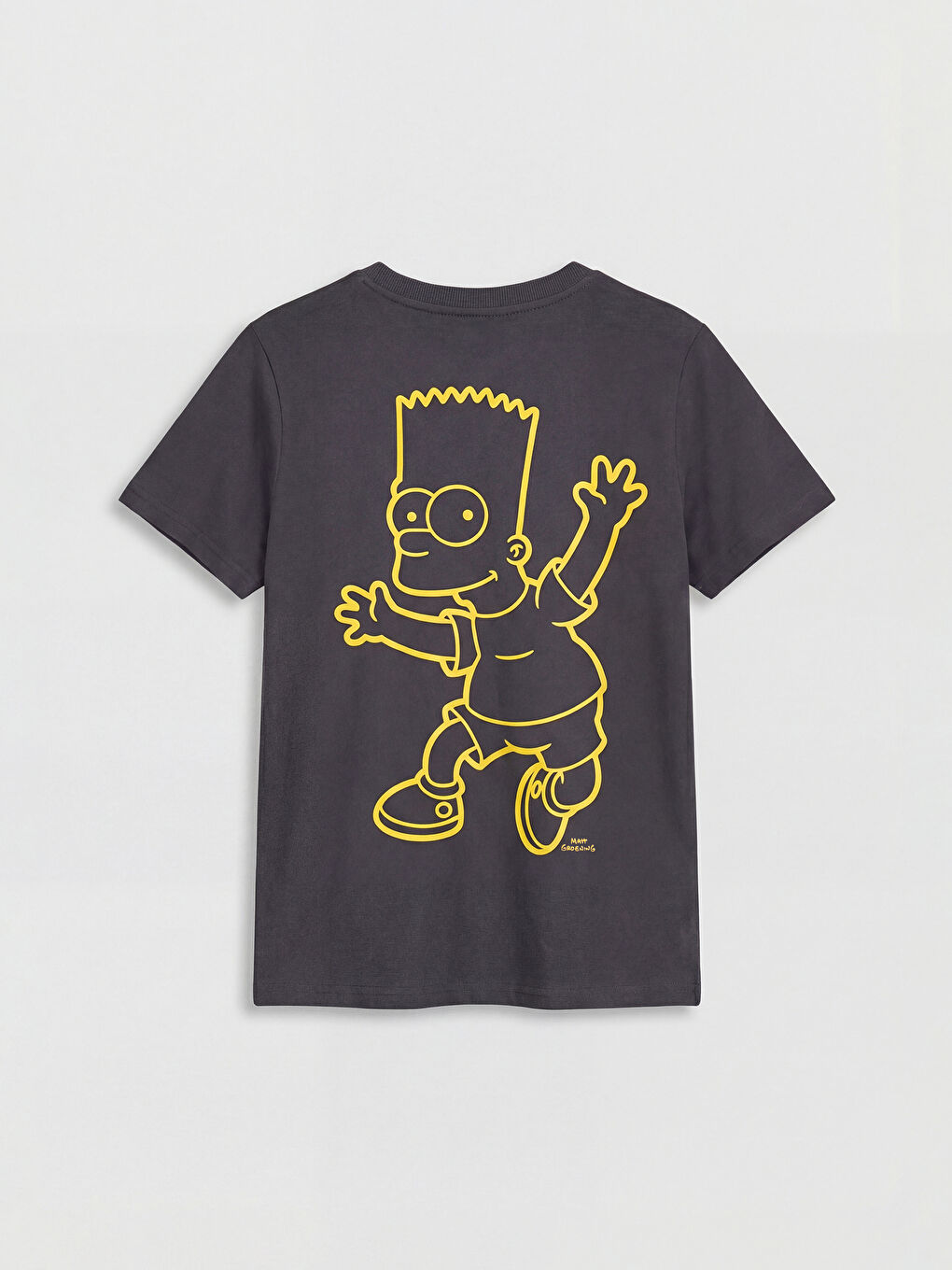 Crew Neck The Simpsons Printed Boys' T-Shirt-1