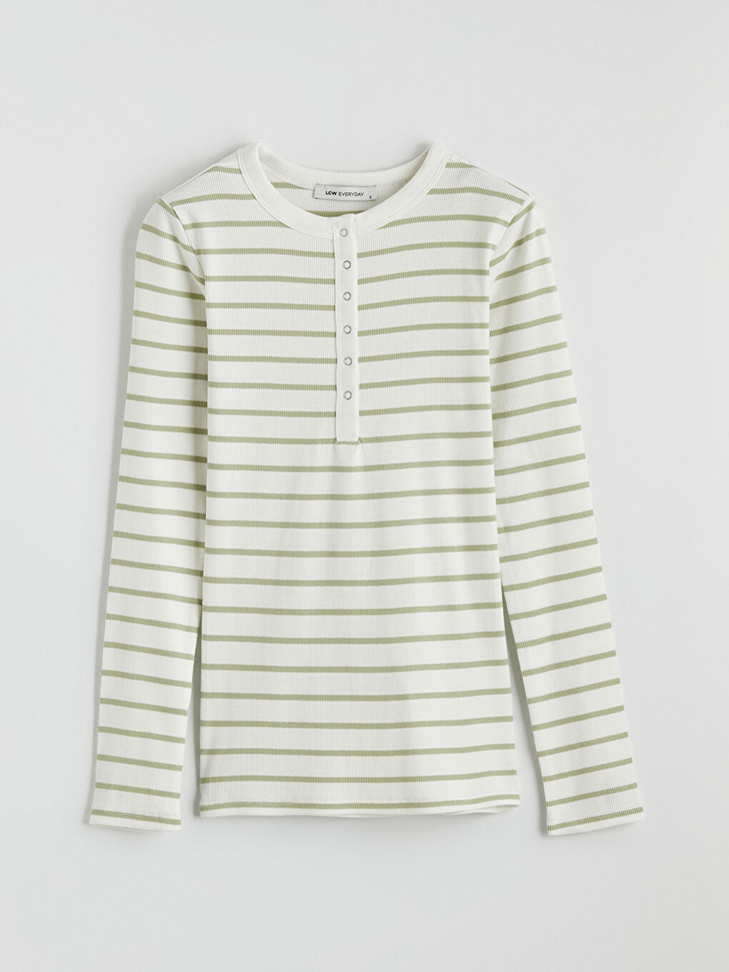 Striped crew neck bodysuit.-4