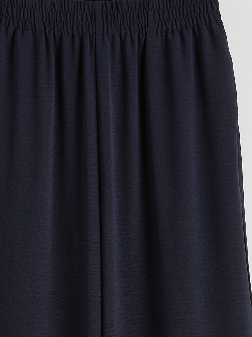 Elastic Waist Wide Leg Women's Trousers-5