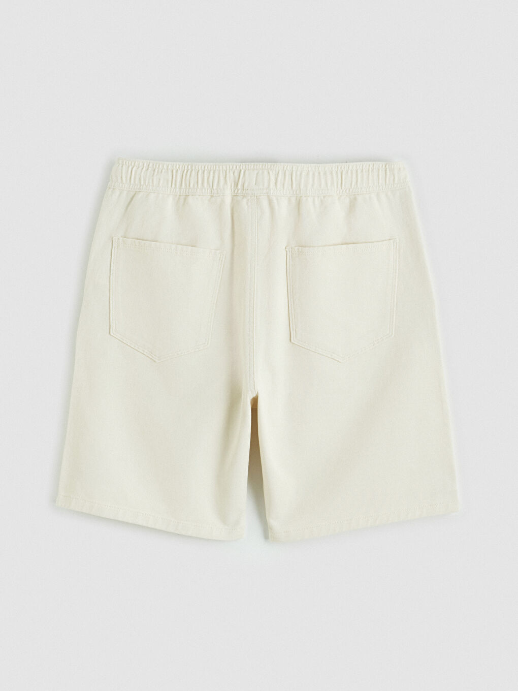 кең қондырмалы ерлер джинсы шолақ шалбары-5