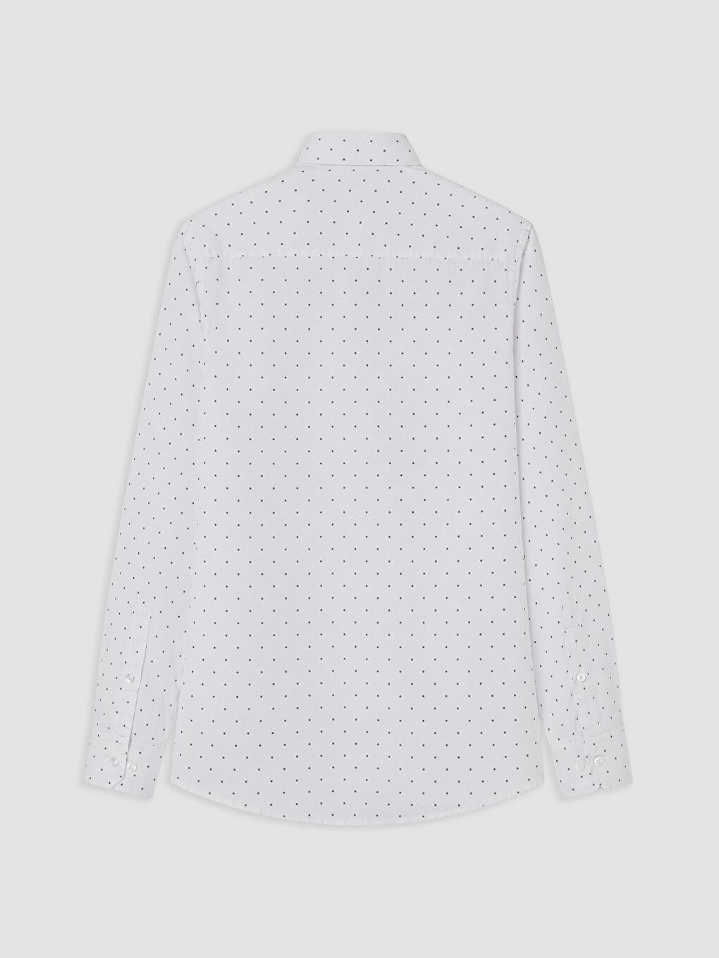 Slim Fit Desenli Erkek Gömlek-1