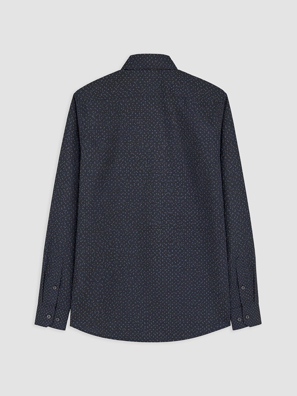 Slim Fit Desenli Erkek Gömlek-1
