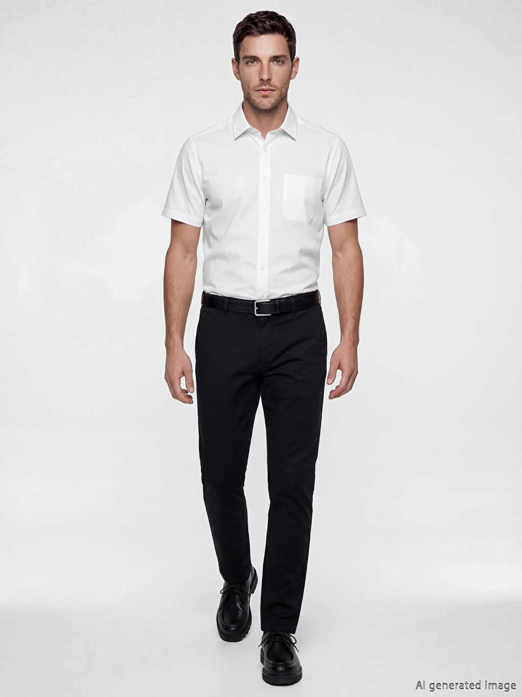 قميص أبيض رجل-1