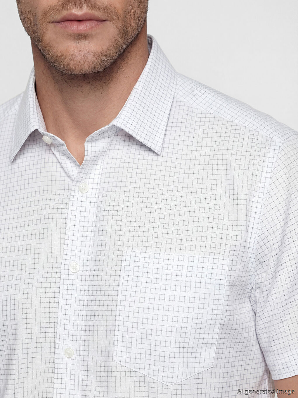 قميص أبيض رجل-2