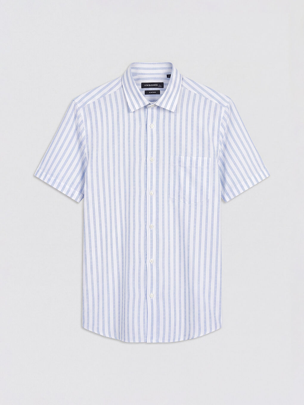 Mavi Regular Fit Çizgili Erkek Gömlek