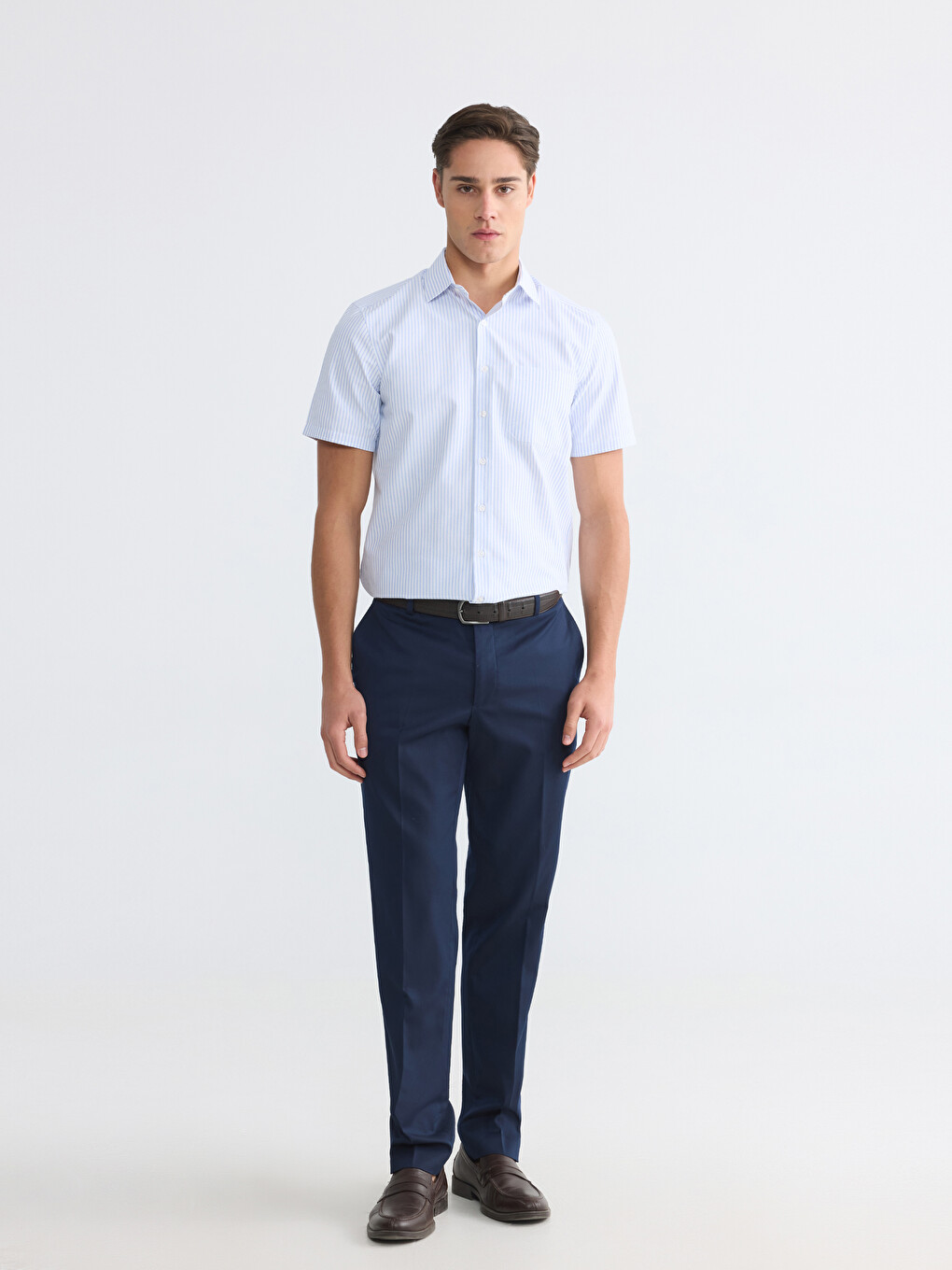 Regular Fit Striped Men's Shirt-1