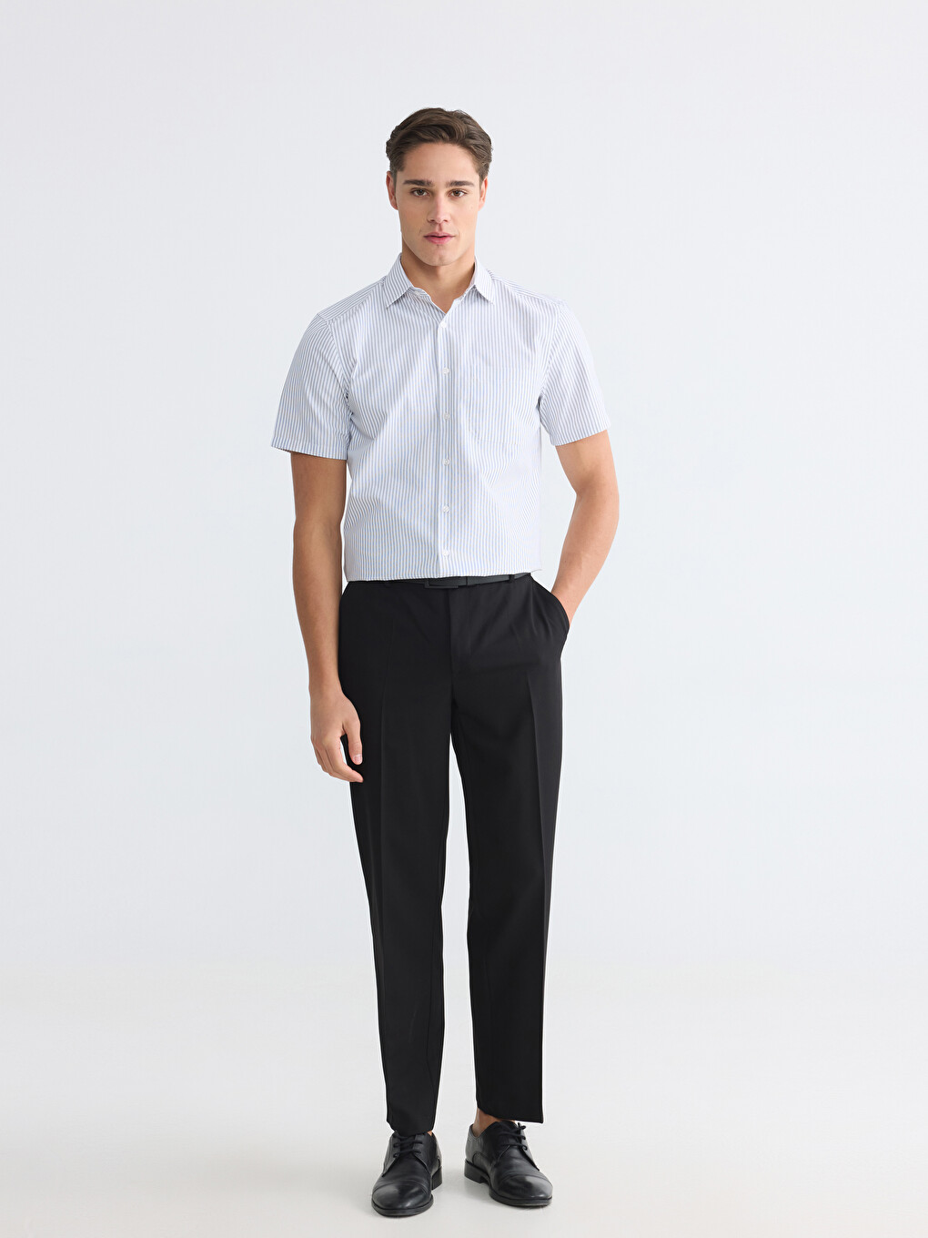 Regular Fit Striped Men's Shirt-1