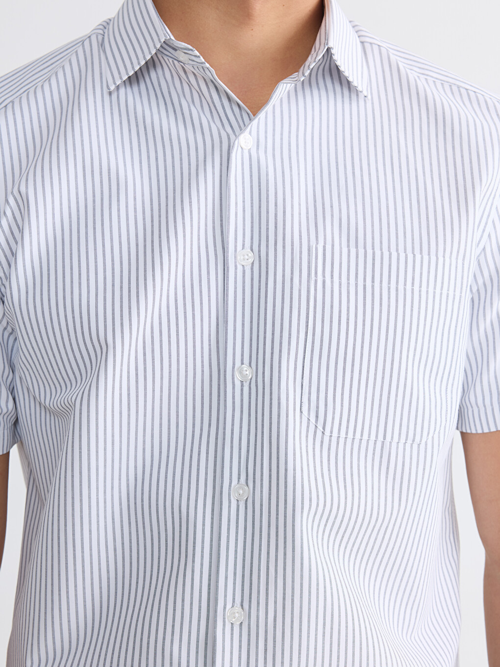 Regular Fit Striped Men's Shirt-2