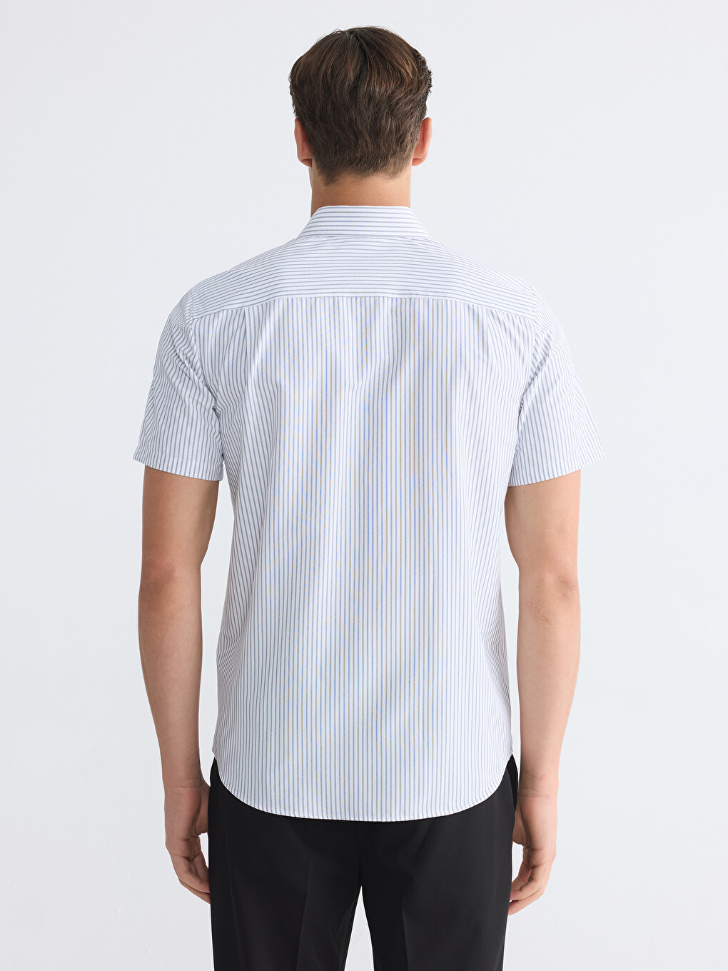 Regular Fit Striped Men's Shirt-3