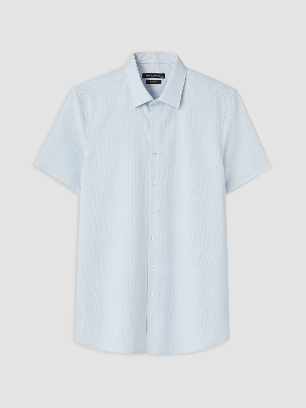 Mavi Slim Fit Erkek Dokulu Gömlek