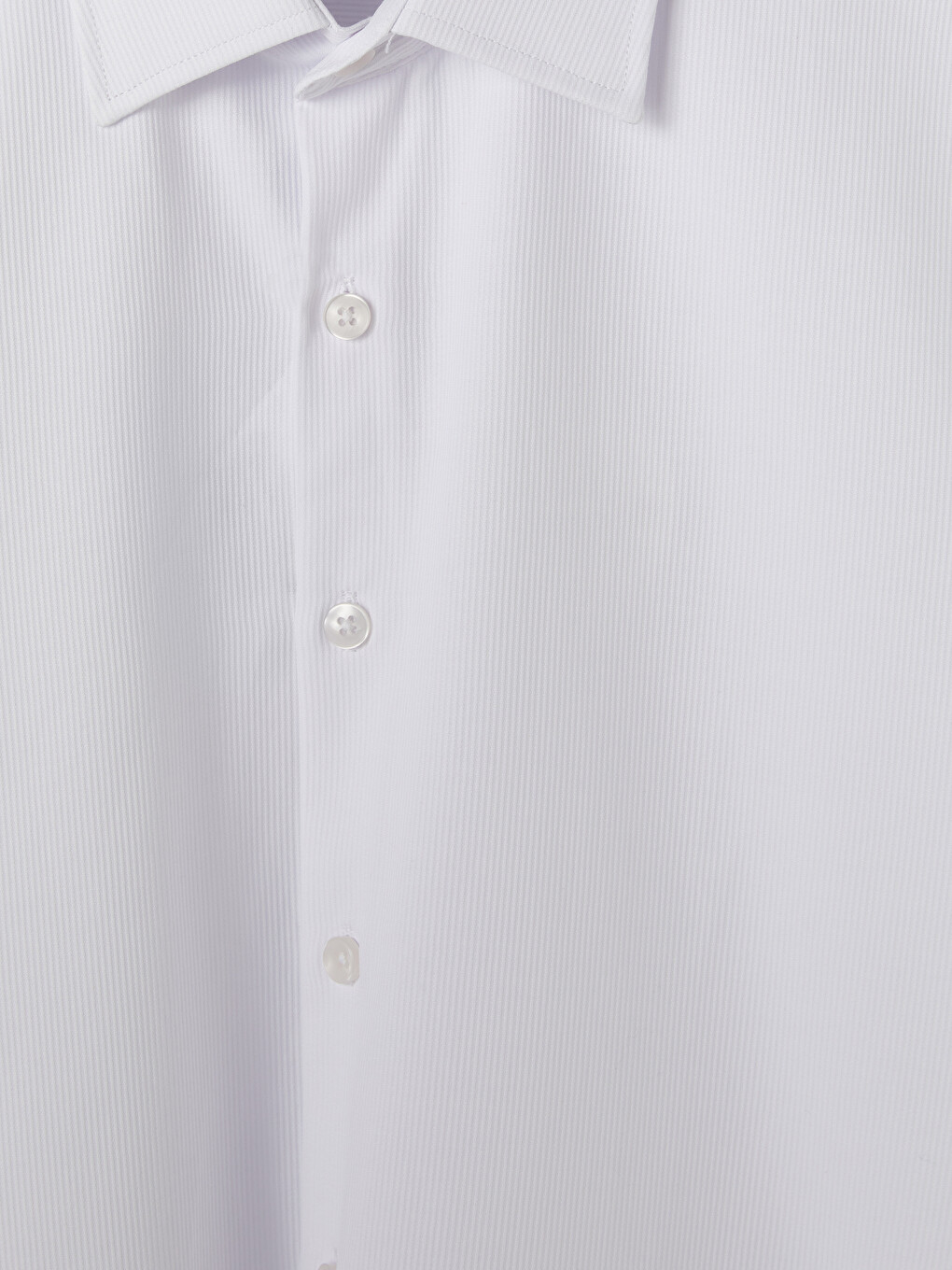 Beyaz Slim Fit Erkek Gömlek-2