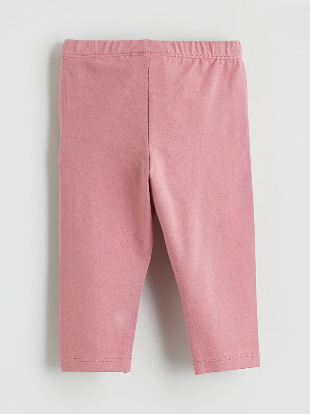 Pembe Beli Lastikli Kız Bebek Tayt-1