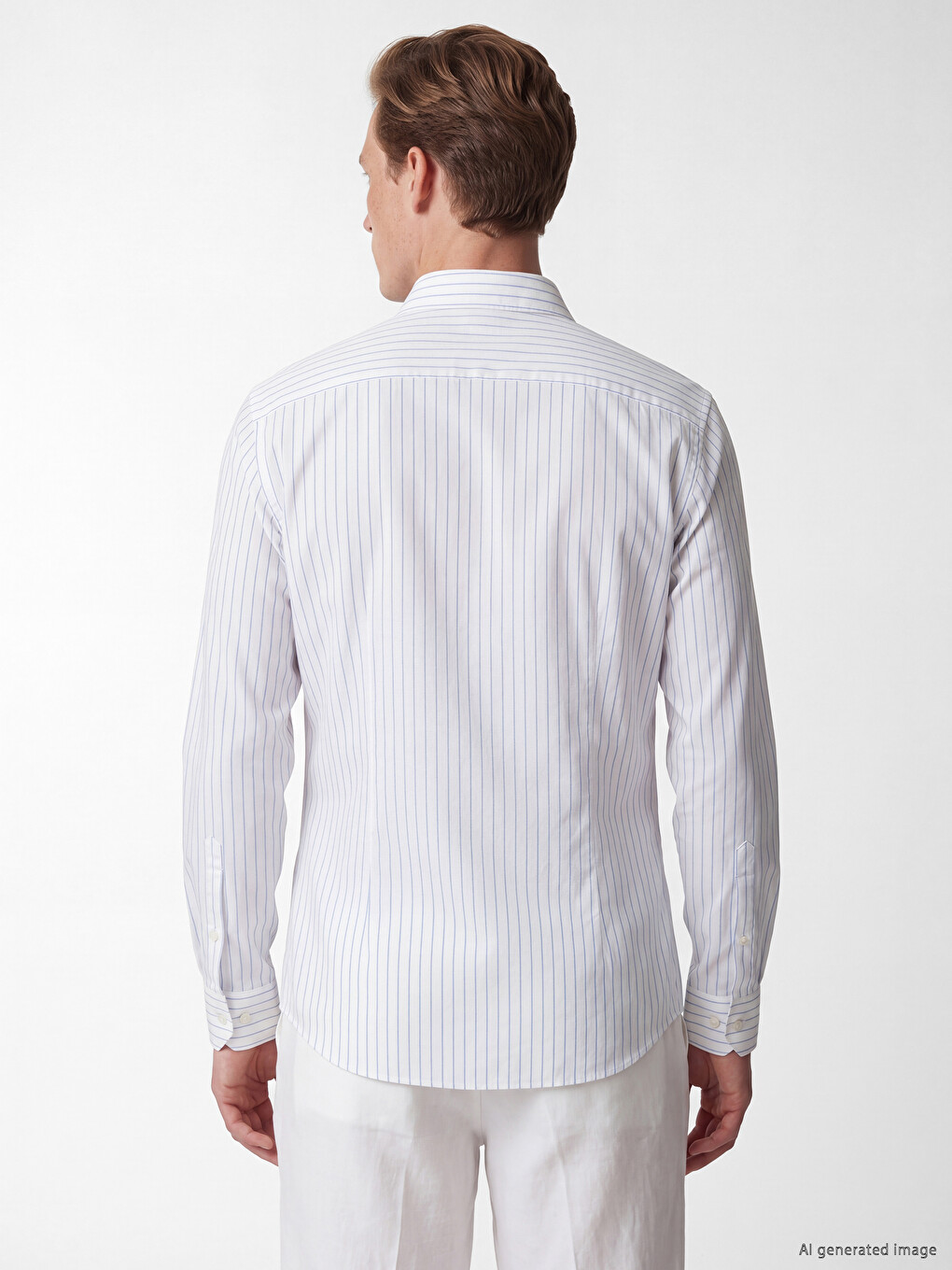 Slim Fit Striped Men's Shirt-3