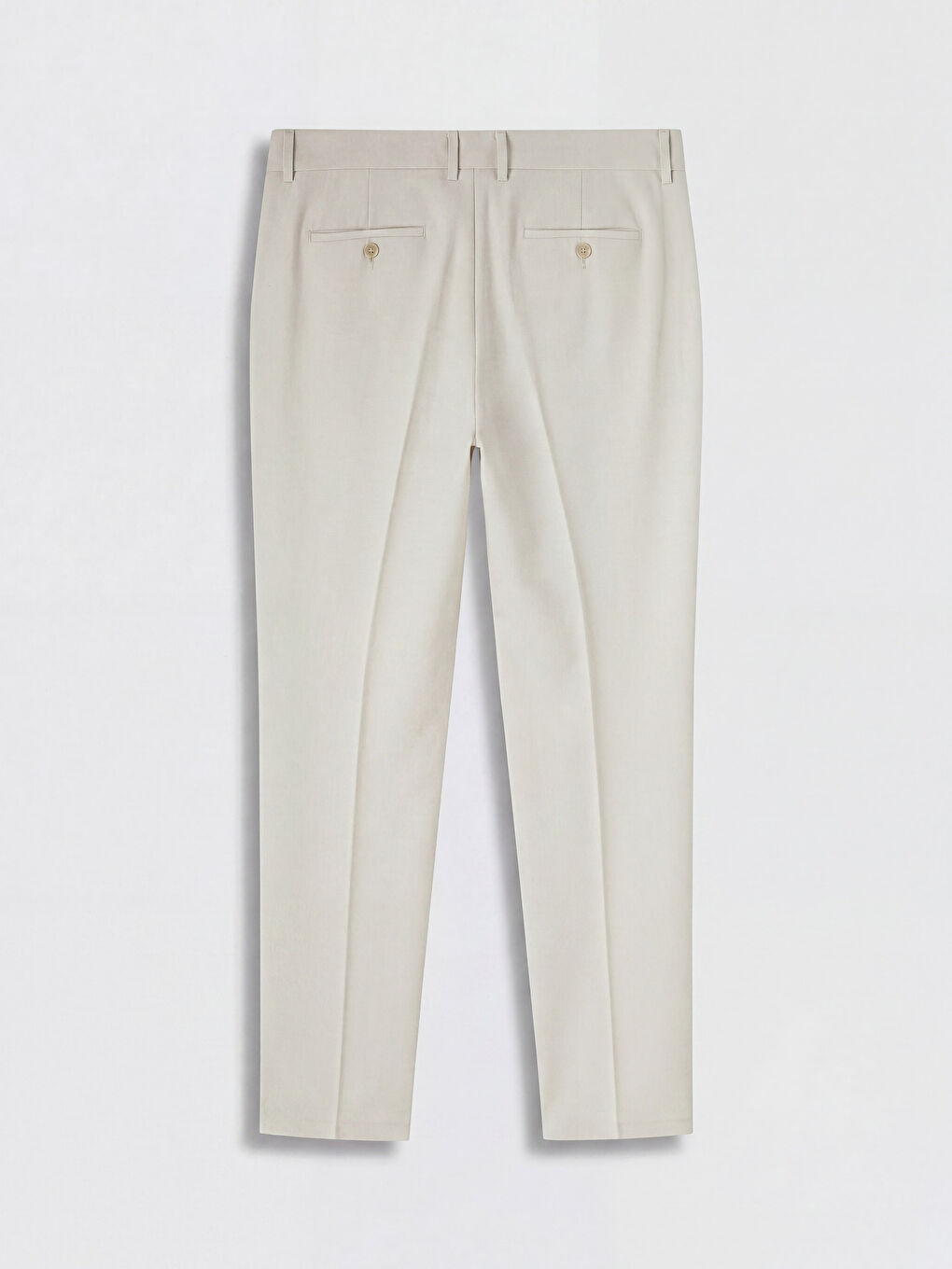 Bej Slim Fit Erkek Kumaş Pantolon-1