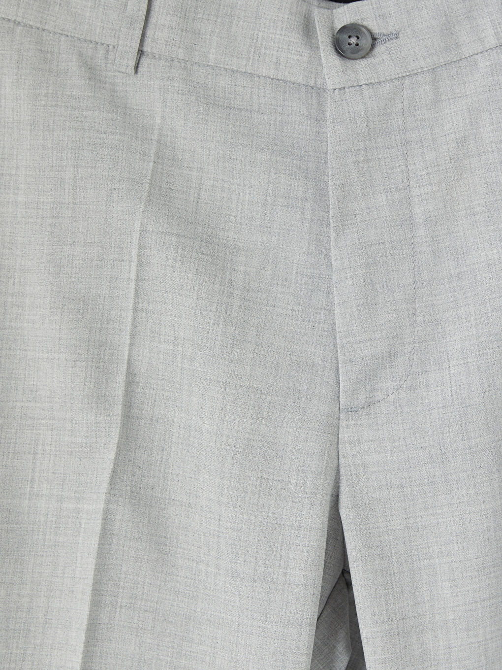 Gri Slim Fit Erkek Kumaş Pantolon-2