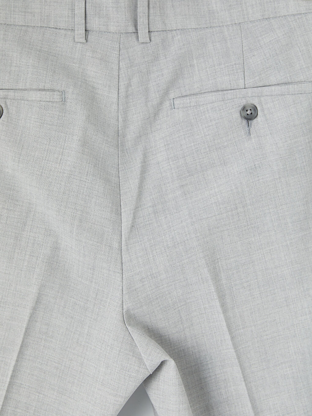 Gri Slim Fit Erkek Kumaş Pantolon-3