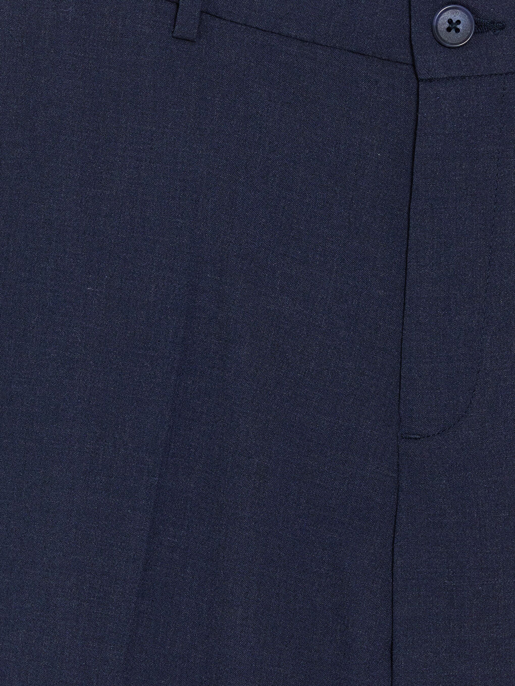 Lacivert Slim Fit Erkek Kumaş Pantolon-2