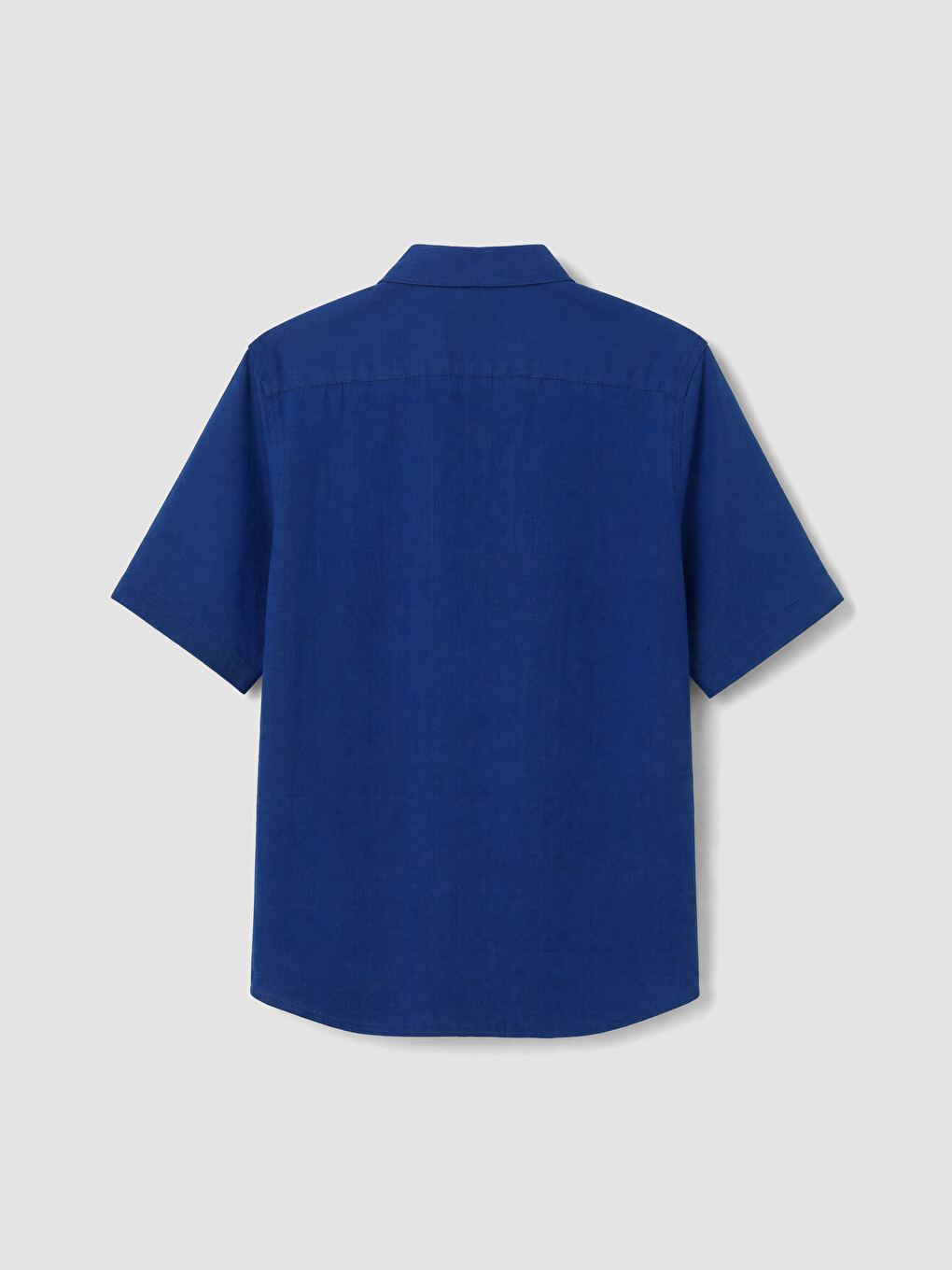 Mavi Regular Fit %100 Keten Erkek Gömlek-1