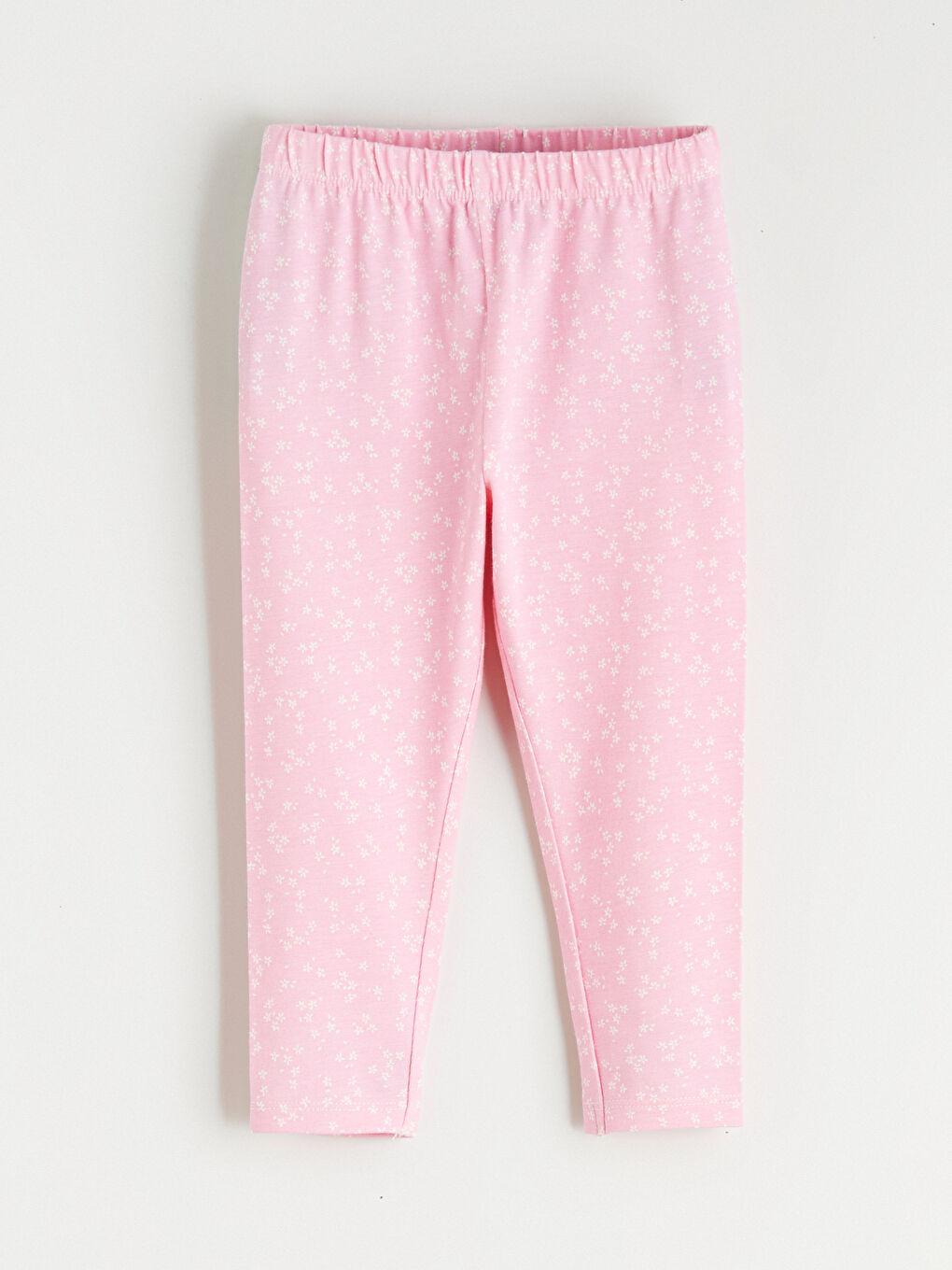 Ekru Minnie Mouse Baskılı Kız Bebek Tişört ve Tayt-5