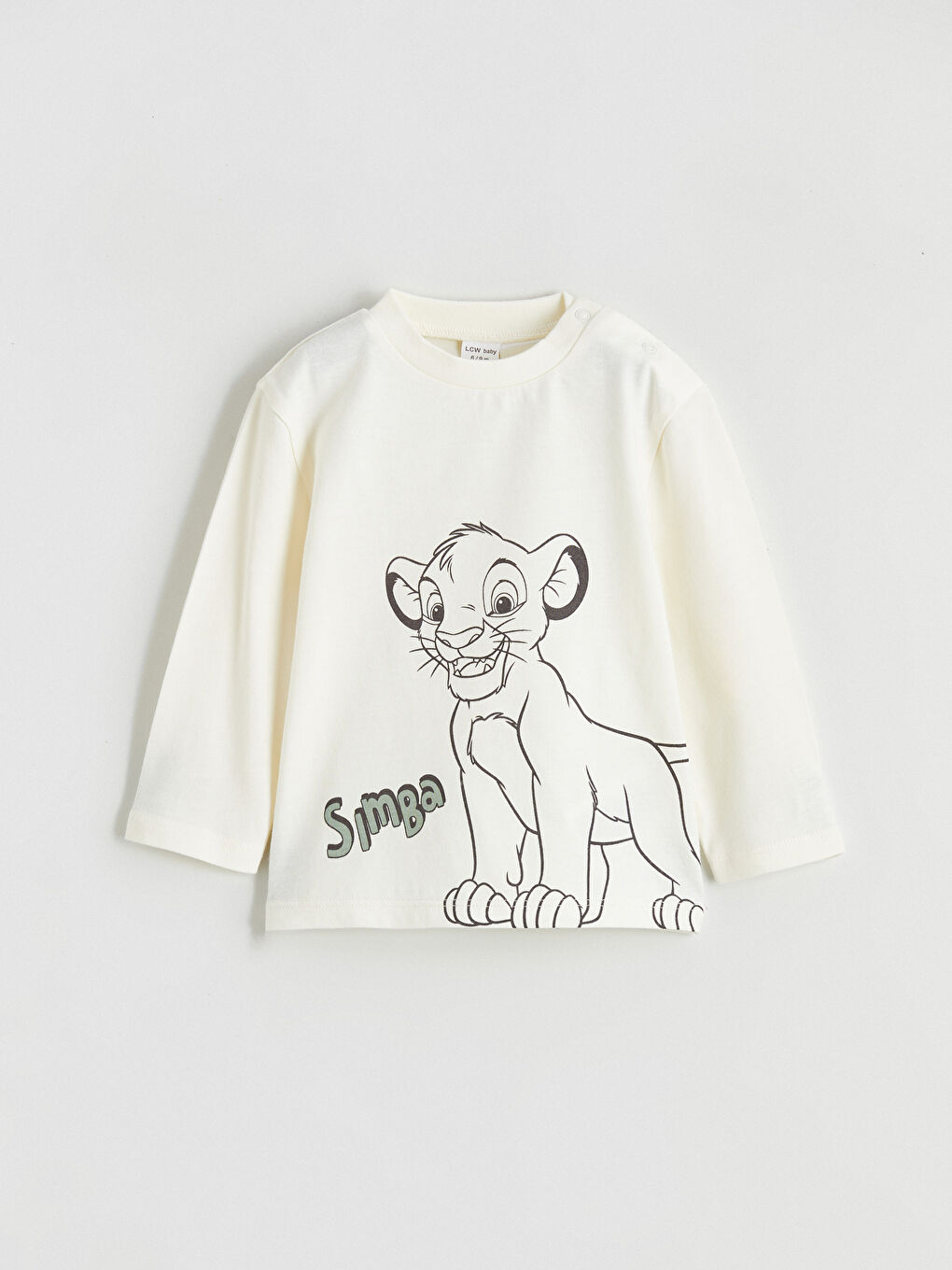 Bej Aslan Kral Baskılı Erkek Bebek Sweatshirt ve Pantolon-3