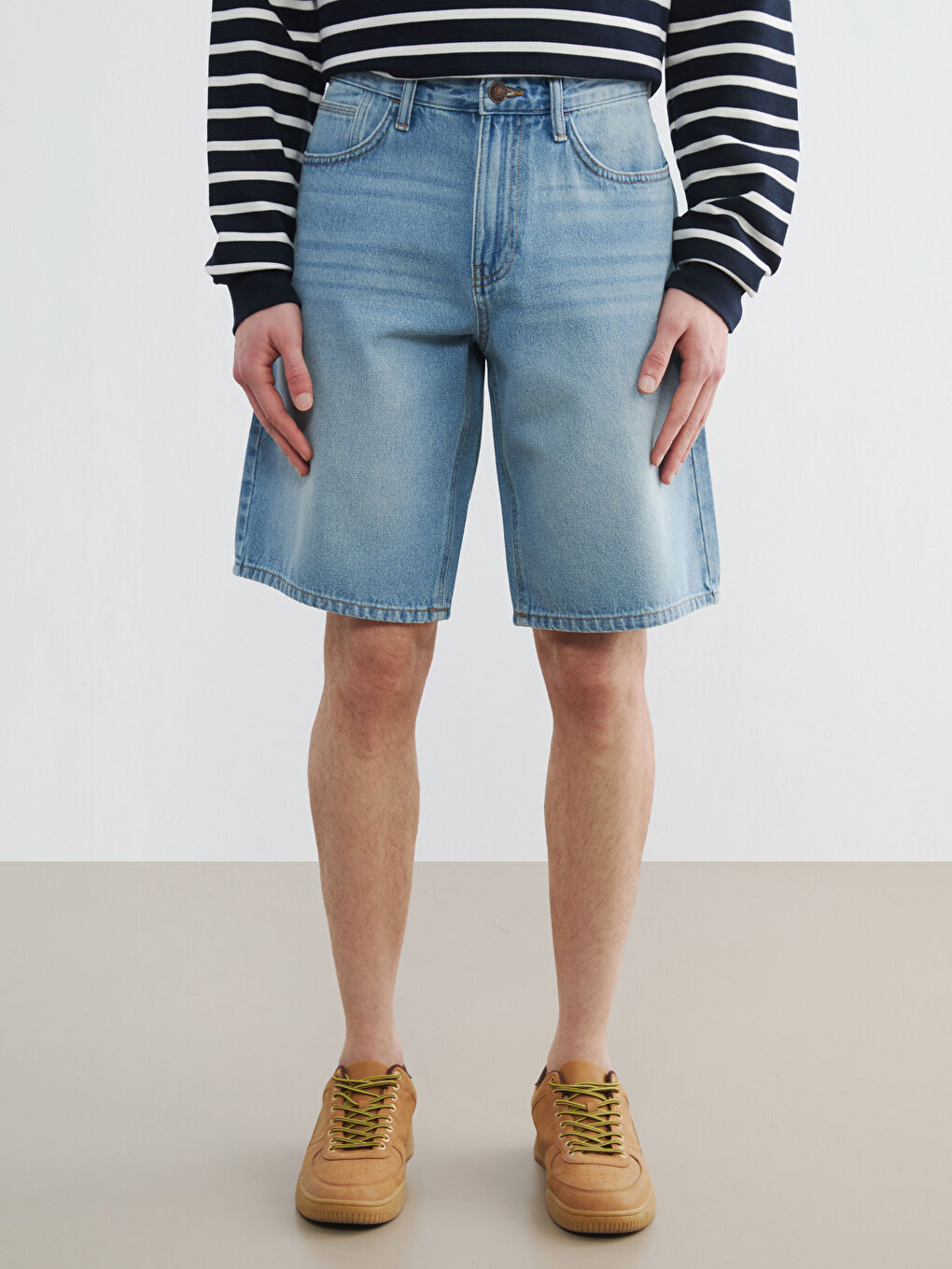 Ерлер ИНДИГО Джинсы шорты-1