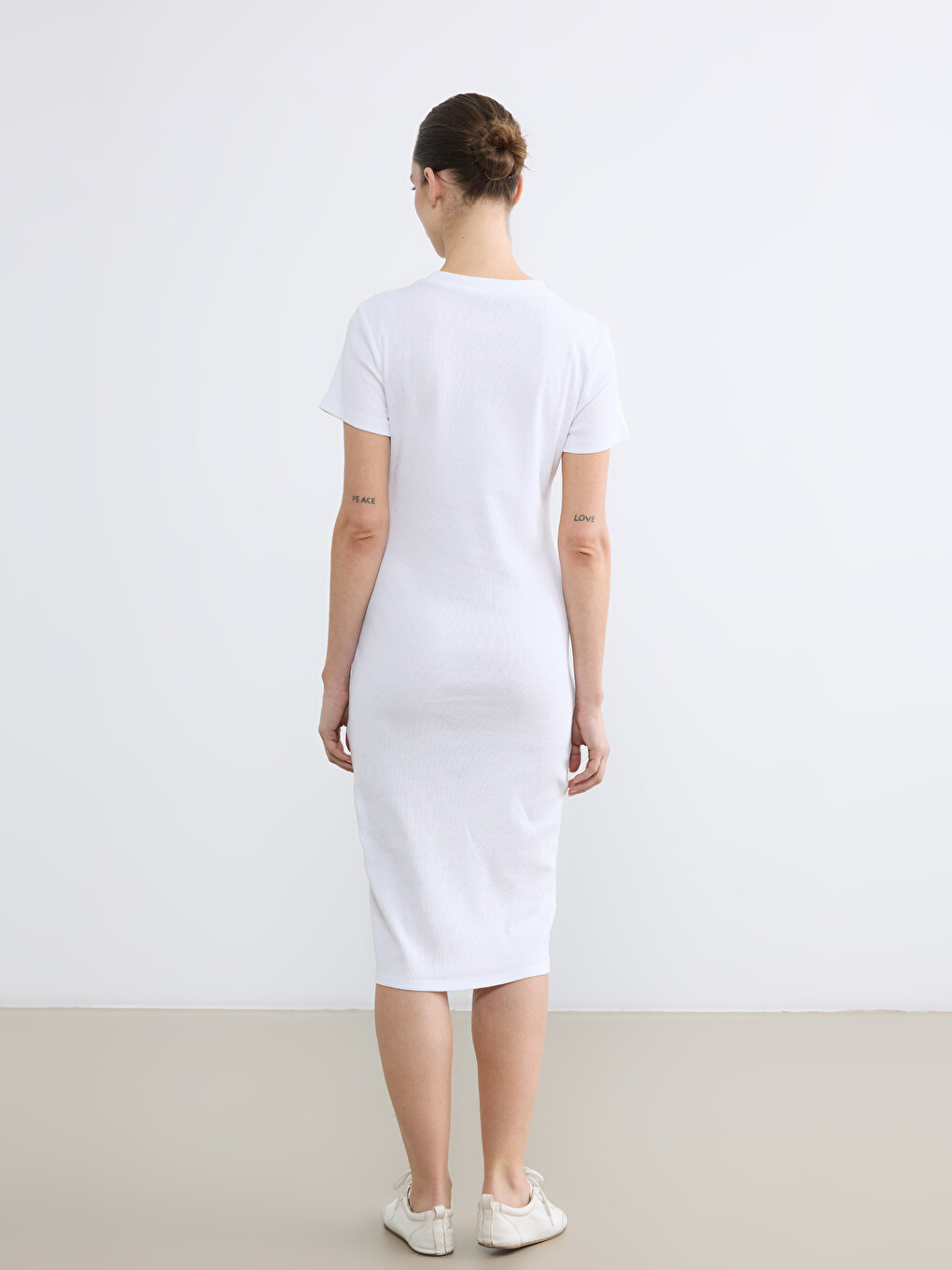 Woman White Dress-3