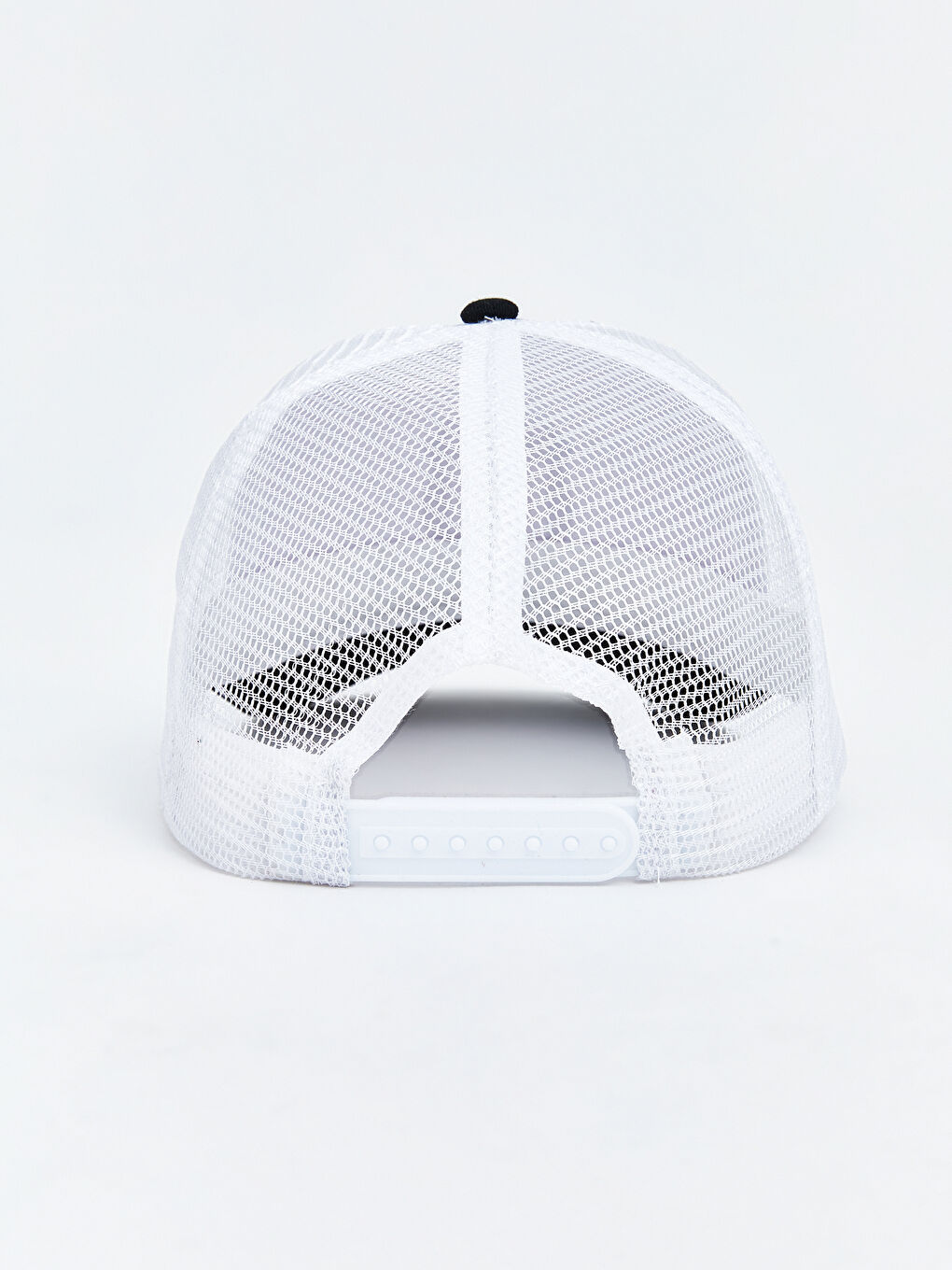 Beyaz Beşiktaş Lisanslı File Detaylı Erkek Çocuk Kep Şapka-2