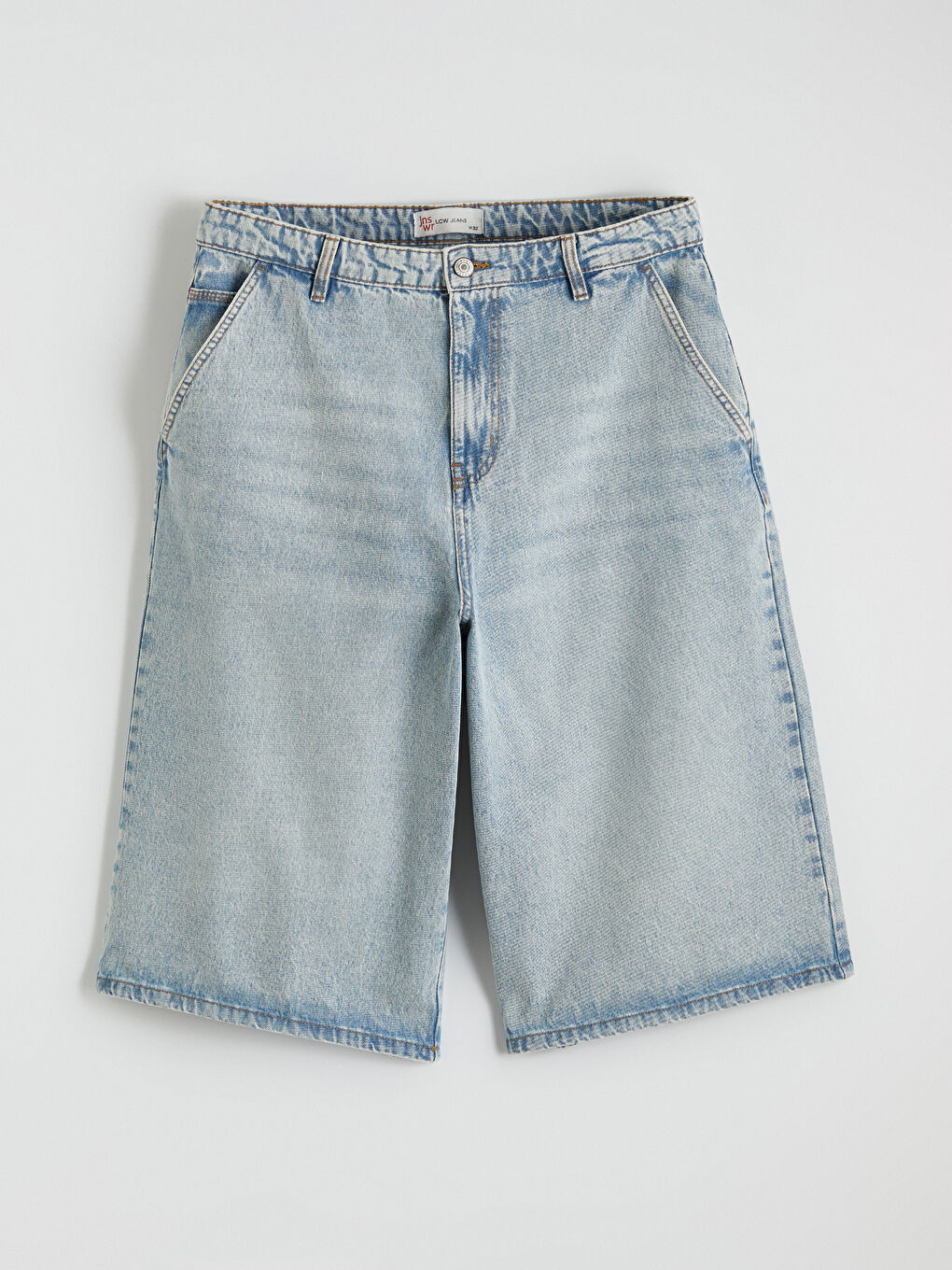 Pantaloni scurți din denim INDIGO Bărbat-4