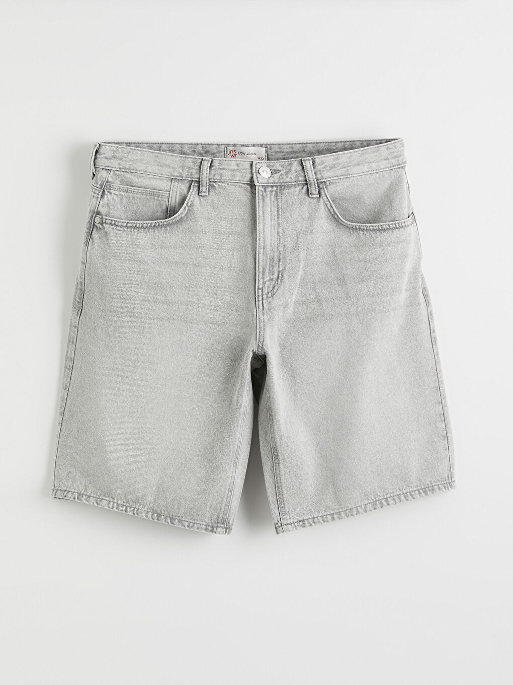 Ерлер сұр Джинсы шорты-4