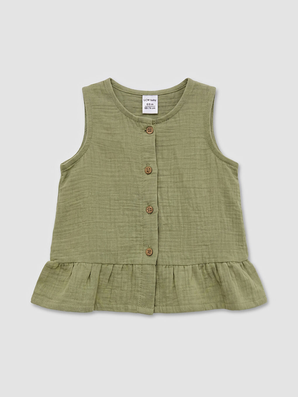 Baby Girl GREEN Shorts-1