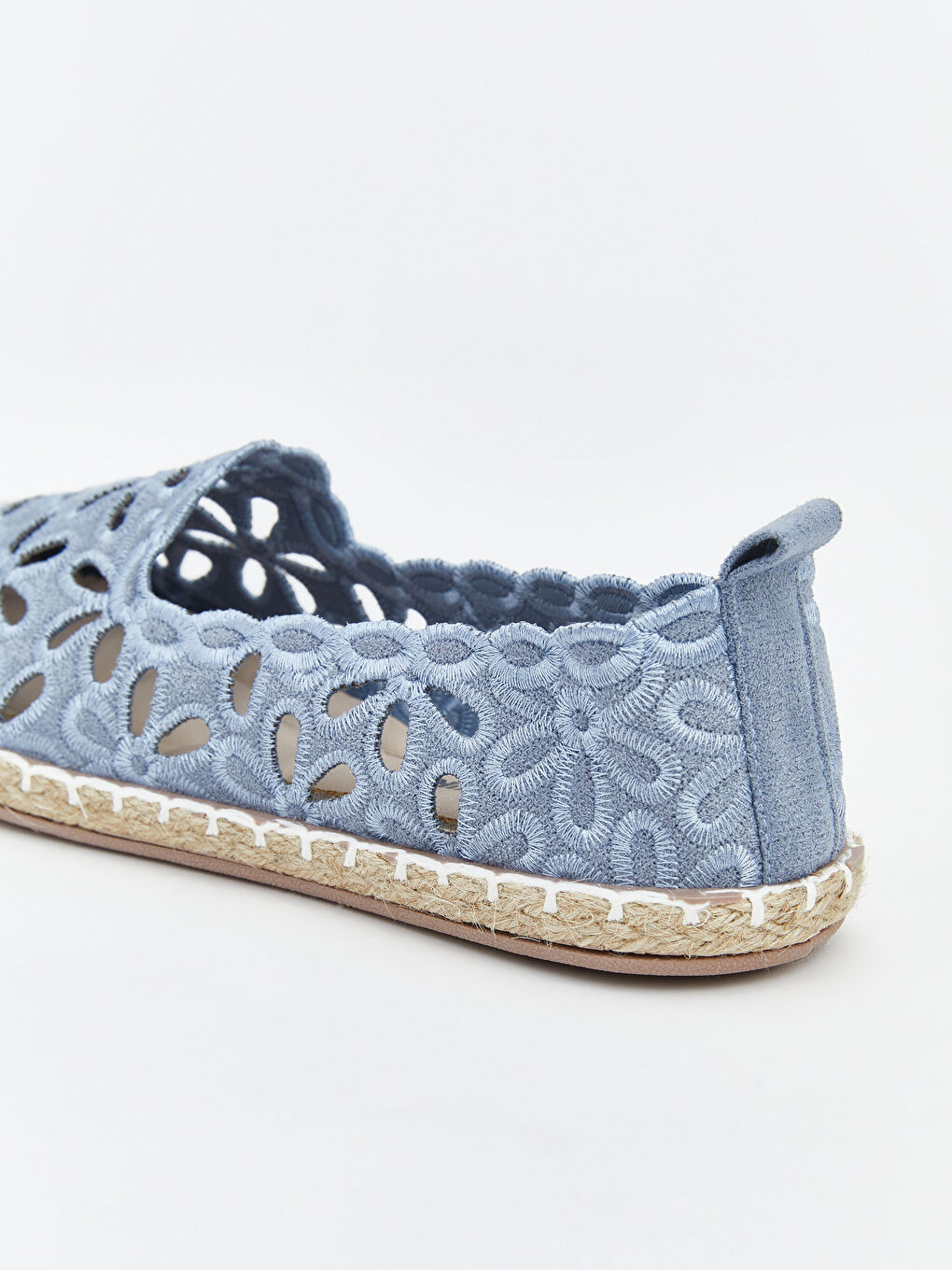 Women's Ballet Flats with Woven Sole-4