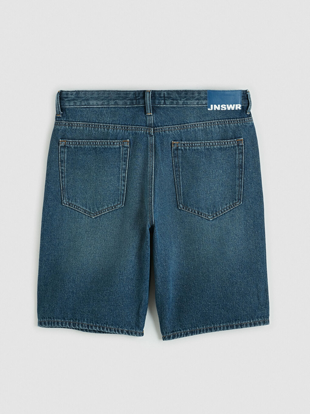 Man INDIGO Denim Shorts-5