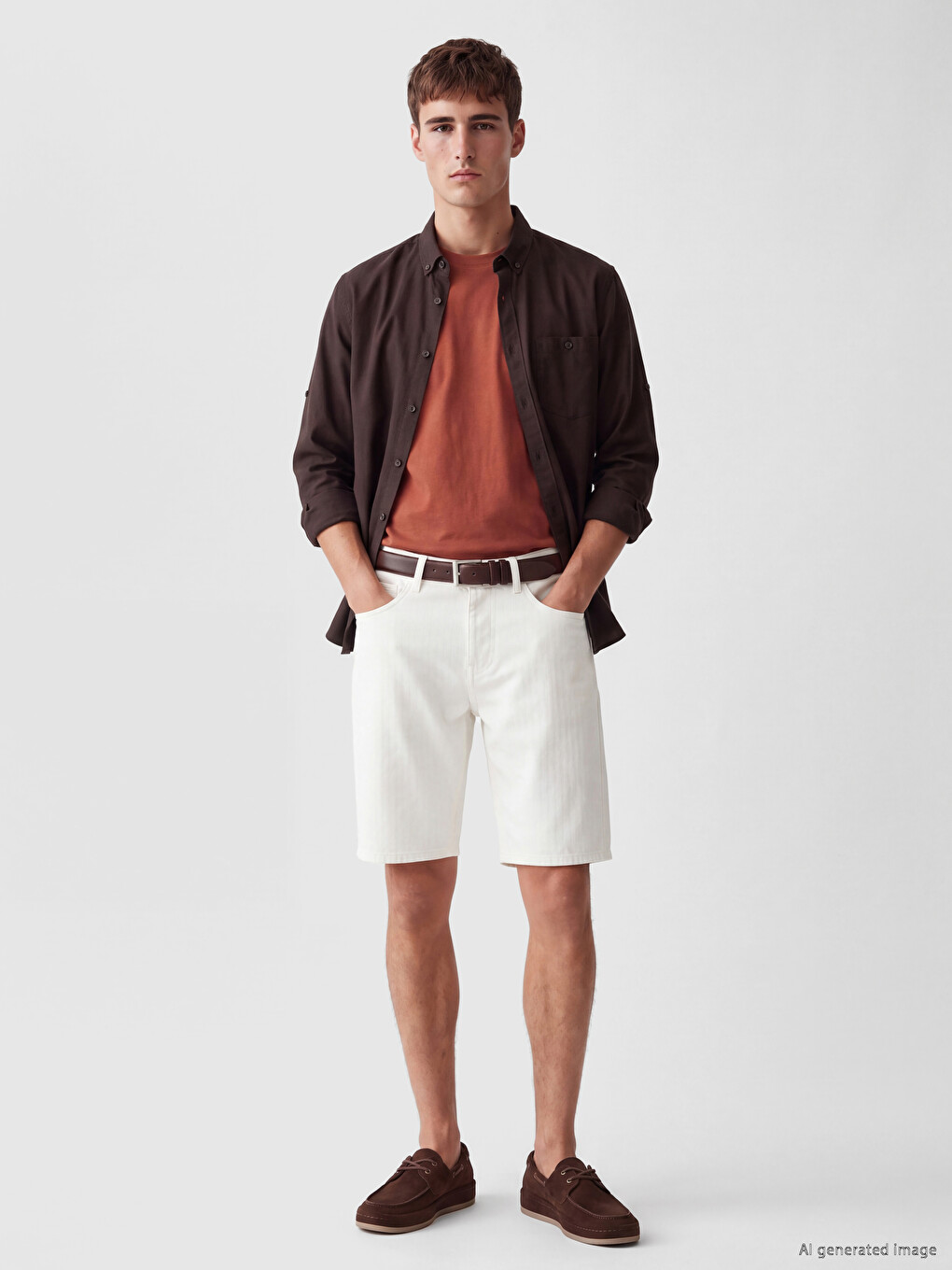 Джинсовые Шорты Regular Fit Для Мужчин-1