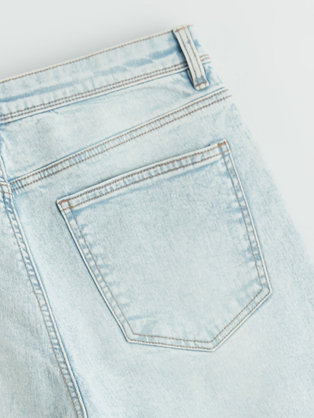 Skinny Fit Herren-Jeansshorts-5