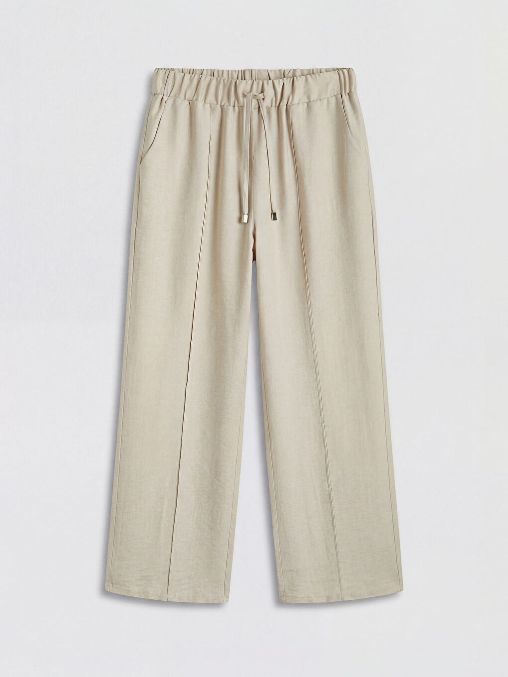 بنطلون نسائي بخصر مطاطي