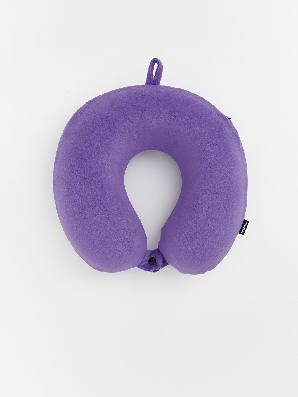 Mor Pelüş Boyun Yastığı