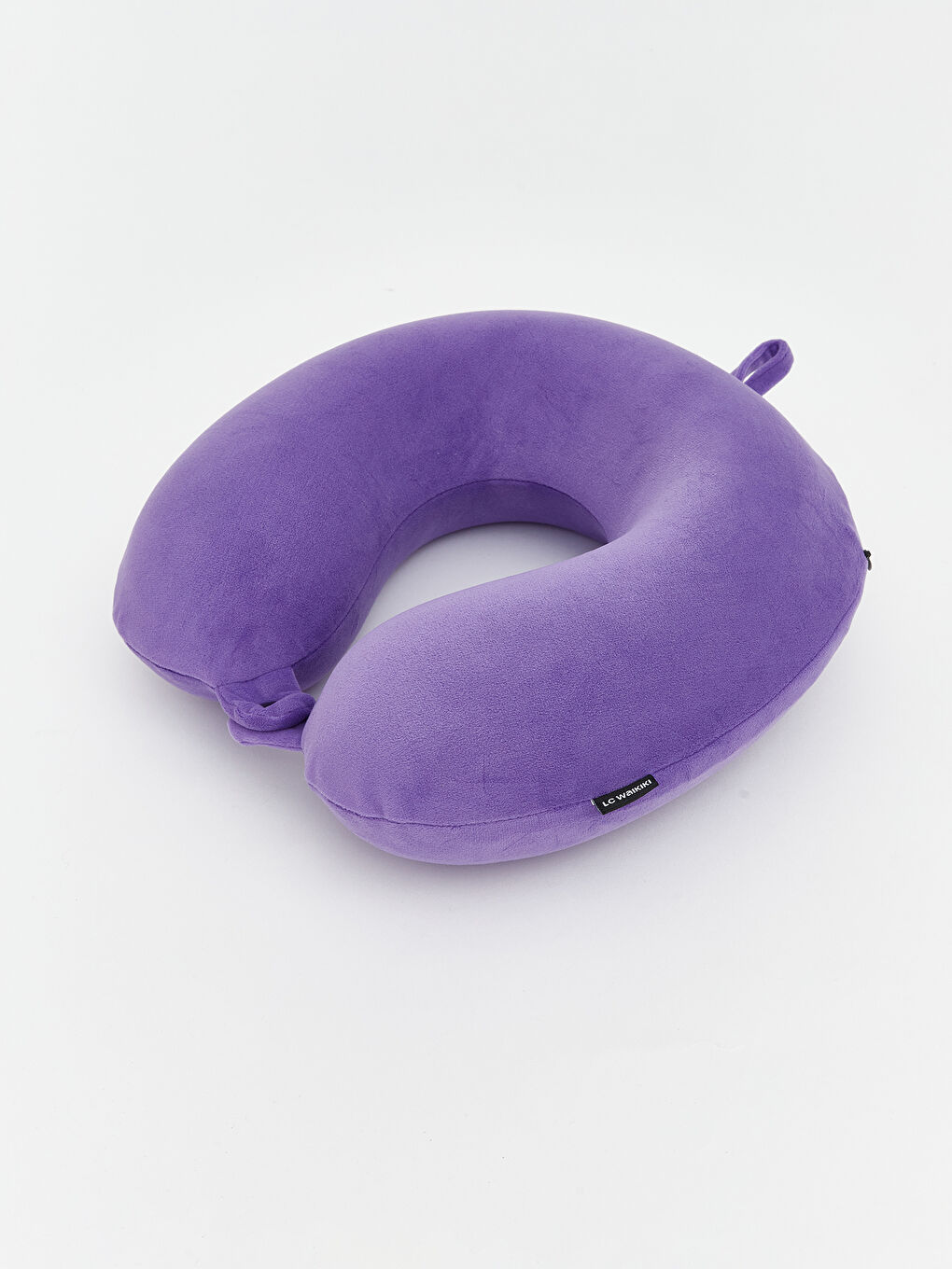 Mor Pelüş Boyun Yastığı-1
