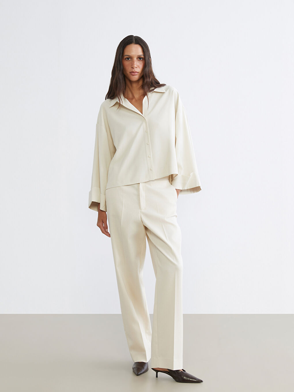 Chemise GRIS Femme-1