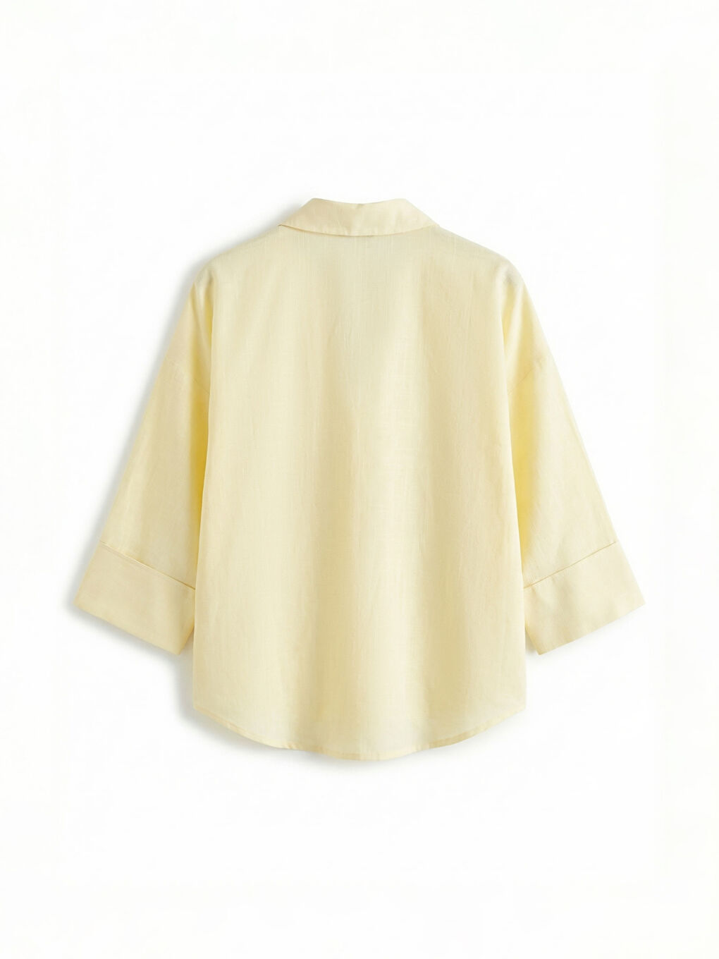 Женщины Жёлтый Рубашка-5