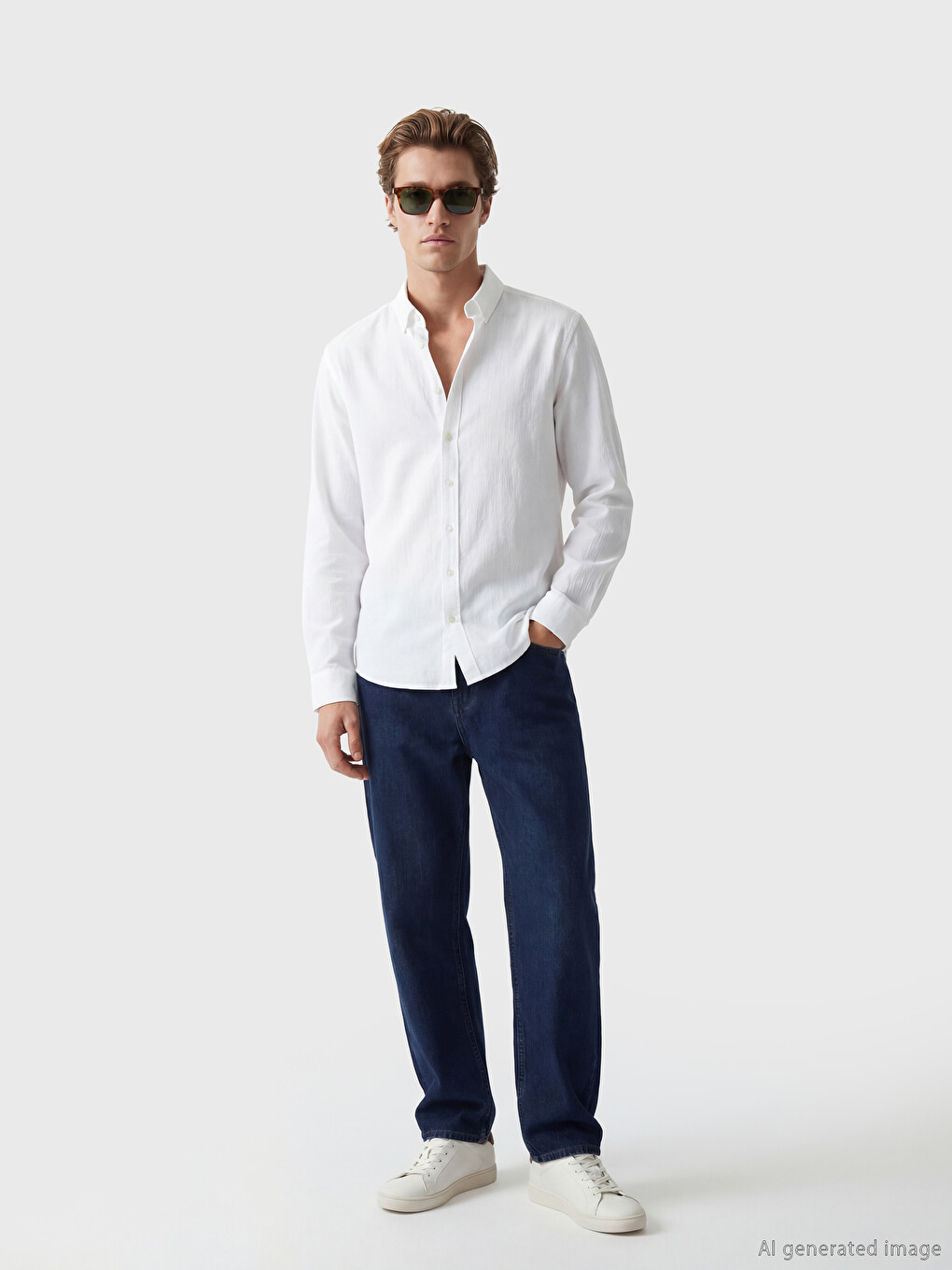 Man White Shirt-1
