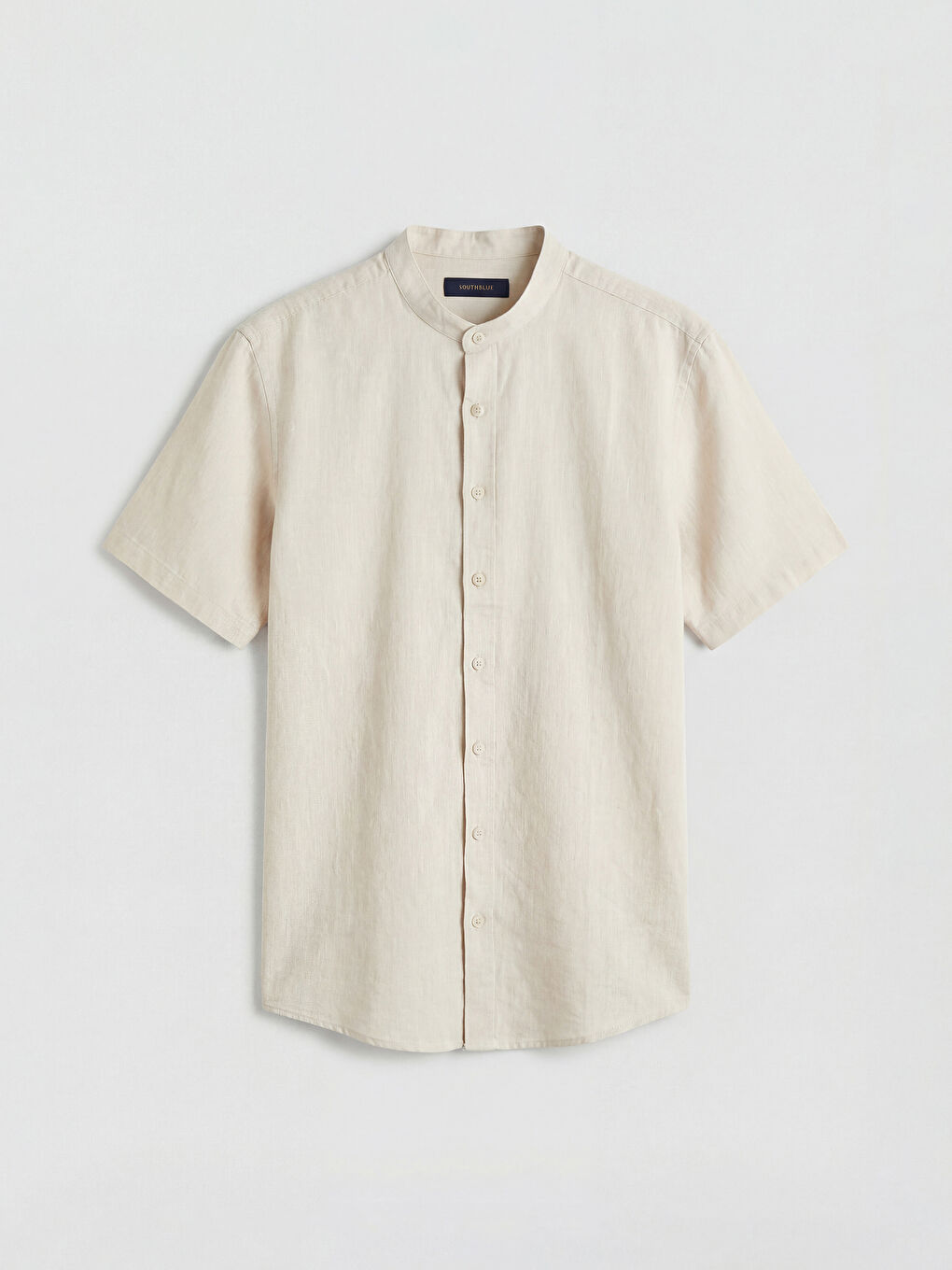 Мъжка риза Regular Fit от ленена смес-4