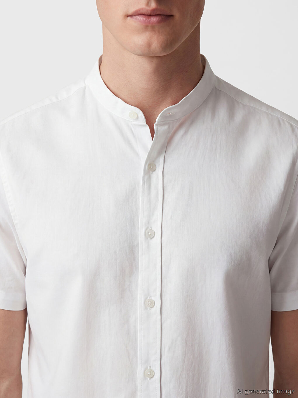 Мъжка риза Regular Fit от ленена смес-2