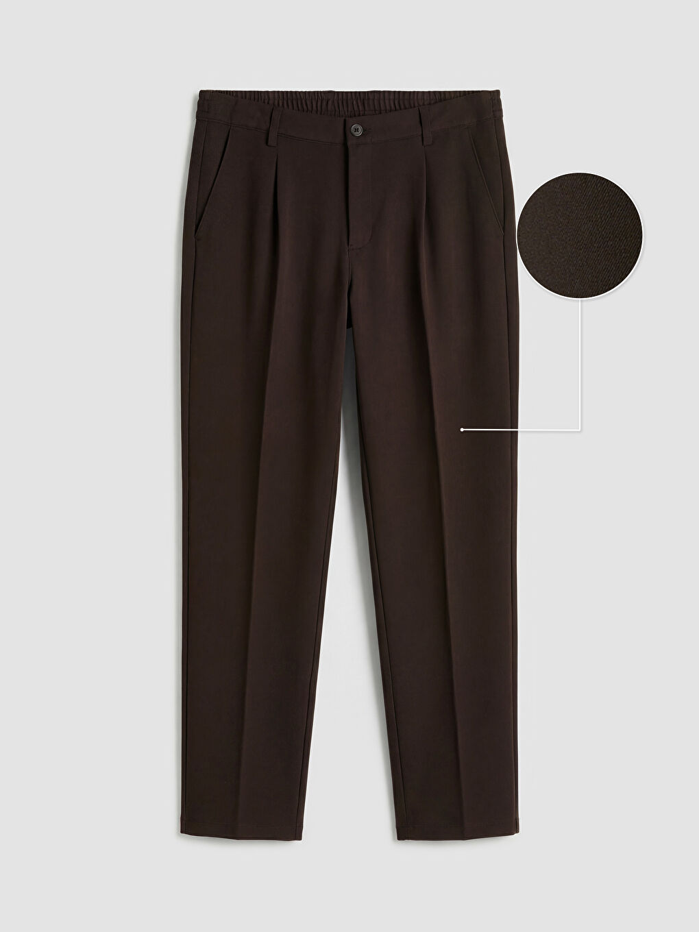 Regular Fit Men's Pleated Trousers-4