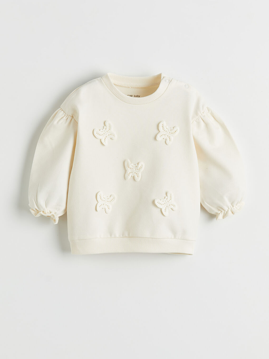 Crew Neck Baby Girl Sweatshirt and Leggings-2