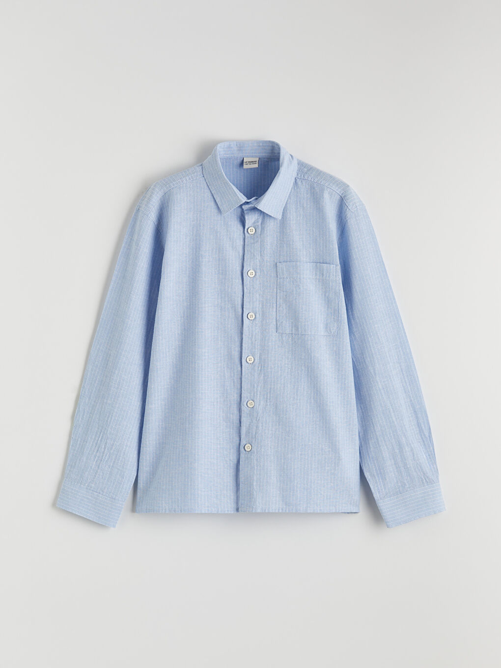 Mavi Çizgili Erkek Çocuk Gömlek