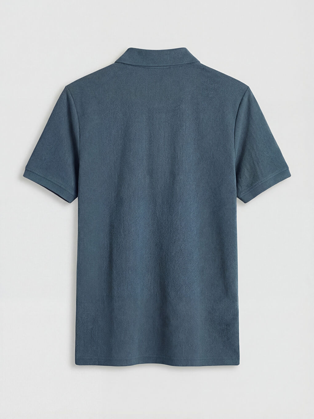 İndigo Polo Yaka Erkek Tişört-1